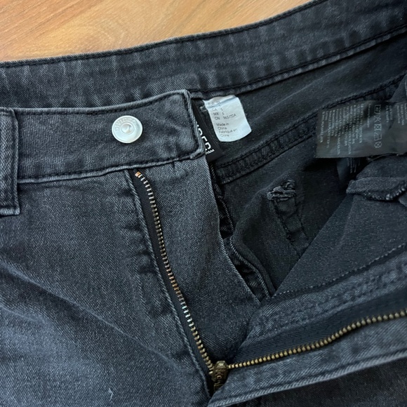 Kick Flare Ankle Jeans – Black, Size 6 - Picture 3 of 4